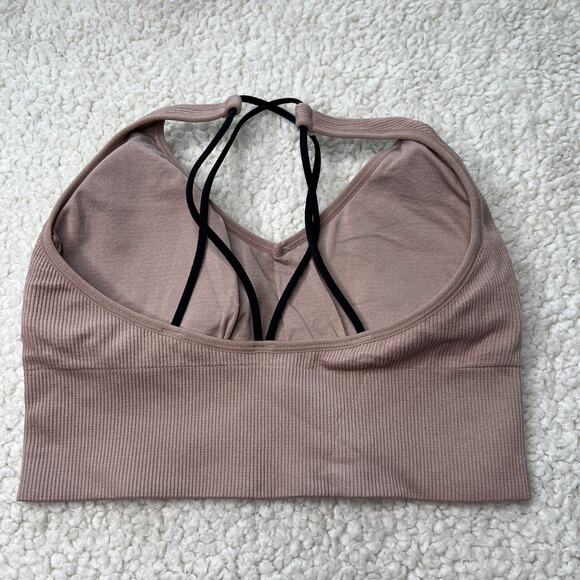 Puma Mauve Sports Bra Small - Picture 2 of 6